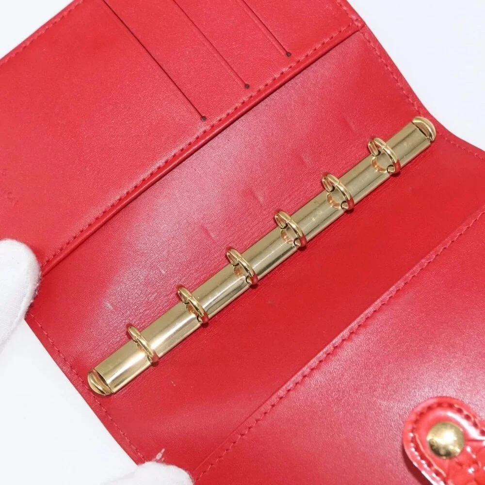 LOUIS VUITTON Monogram Vernis Agenda PM Day Planner Cover Red - Picture 12 of 16